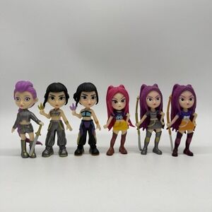 Unbranded K Pop Anime Figure Lot Of 6 Toys Cake Toppers PVC Plastic